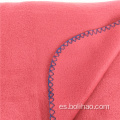 Manta de Bolihao comodidad barata de color sólido manta de vellón polar para invierno